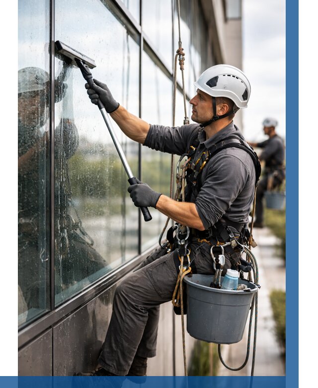 Мойка стеклянных фасадов в Орле от 202 р. | ВЫСОТНИК-Орл