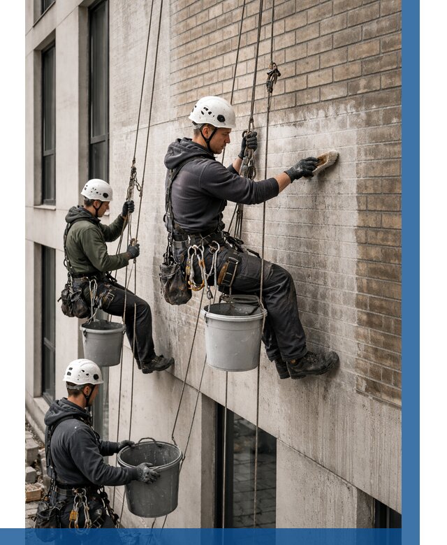 Удаление высолов с фасада в Орле от 253 р. | ВЫСОТНИК-Орл