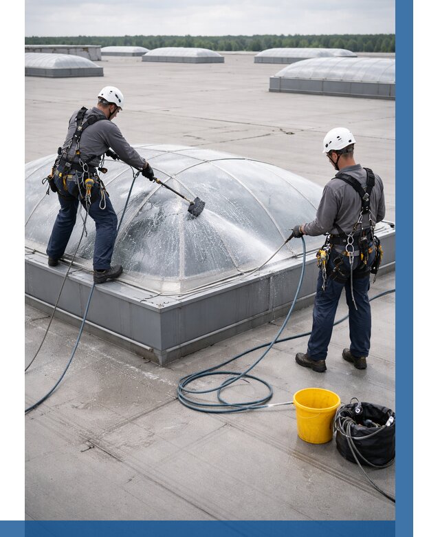 Мойка зенитных фонарей в Орле, заказать от 4556 р. | ВЫСОТНИК-Орл