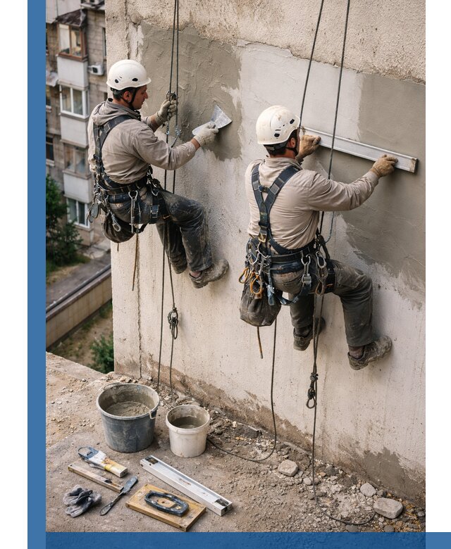 Комплексный ремонт штукатурного фасада с гарантией в Орле