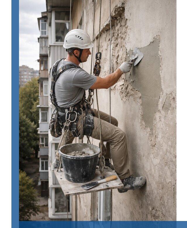 Восстановление фасадной штукатурки в Орле с гарантией качества