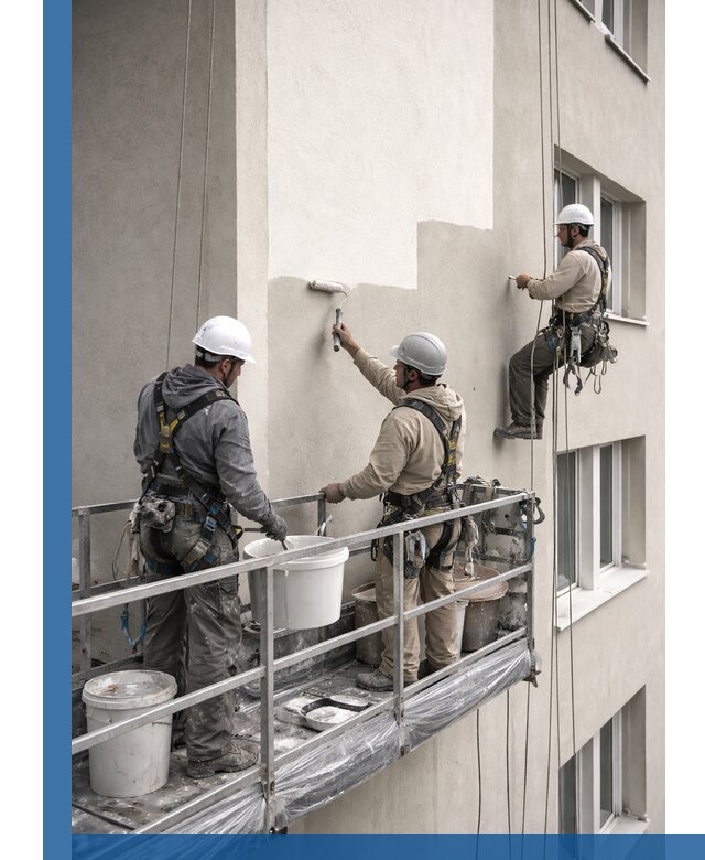 Покраска оштукатуренного фасада в Орле под ключ с гарантией