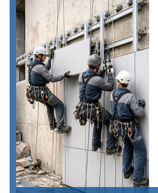 Монтаж вентилируемого фасада в Орле под ключ с гарантией качества