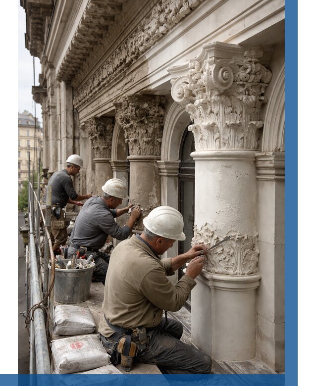 Реставрация фасадной лепнины в Орле от 2531 р. | ВЫСОТНИК-Орл