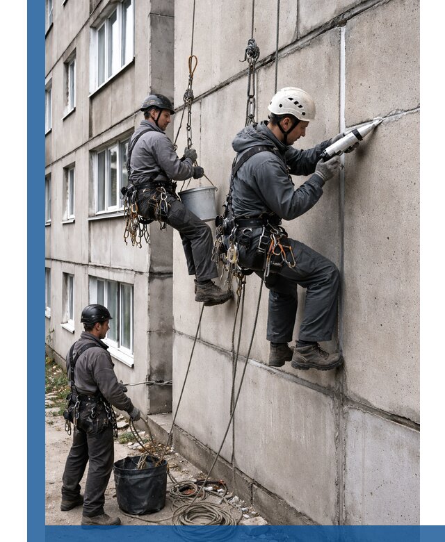 Герметизация межпанельных швов в Орле с гарантией герметичности