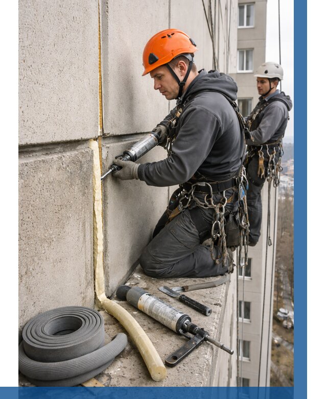 Теплый шов межпанельные швы в Орле от 709 р. | ВЫСОТНИК-Орл