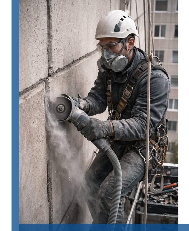 Штробление межпанельных швов в Орле качественно и быстро