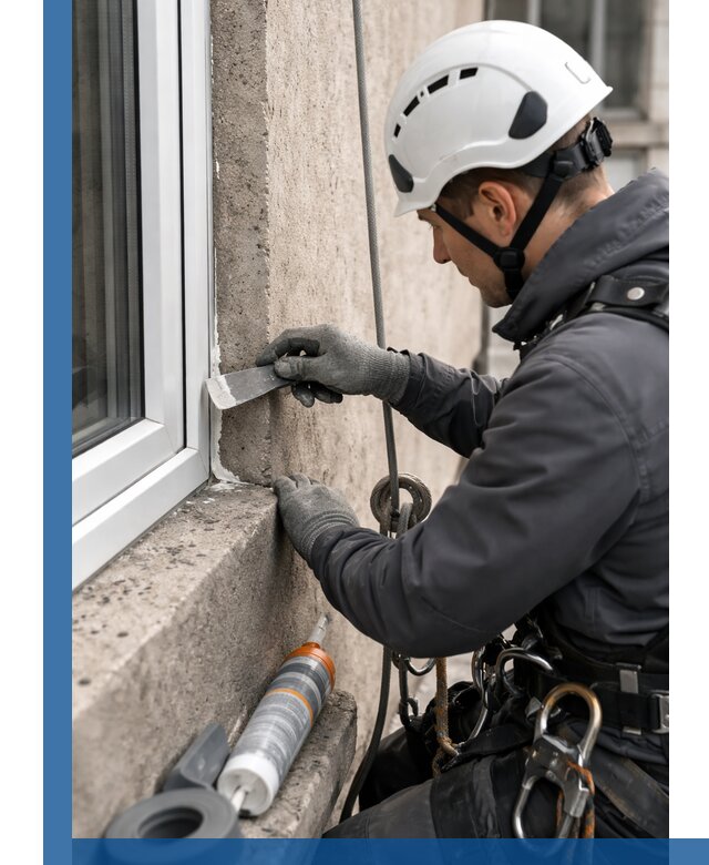 Герметизация монтажных швов окон в Орле с гарантией качества