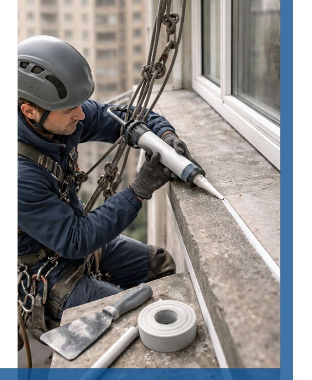 Герметизация балконного козырька в Орле от 4556 р. | ВЫСОТНИК-Орл