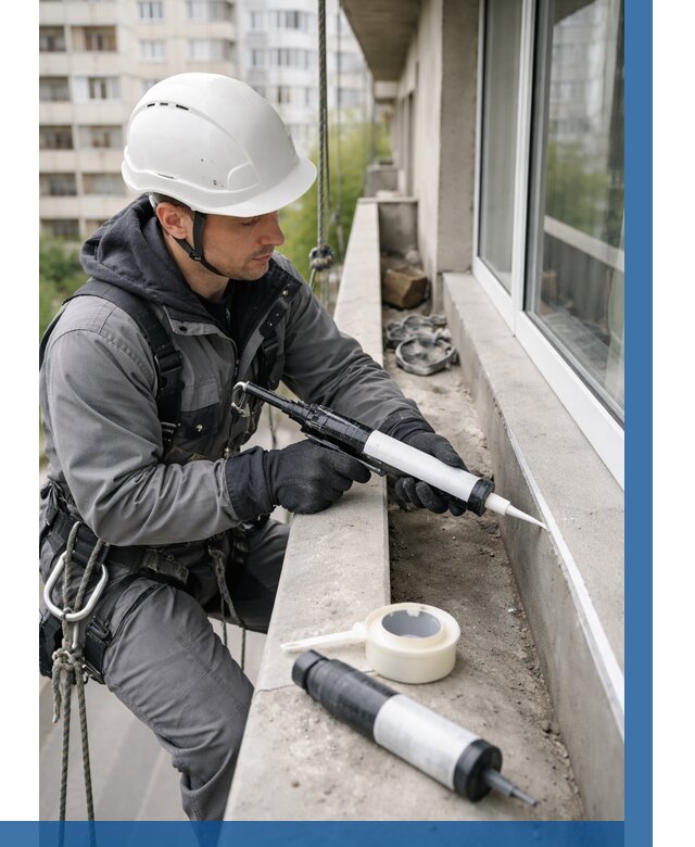 Герметизация швов лоджии в Орле от 4556 р. | ВЫСОТНИК-Орл