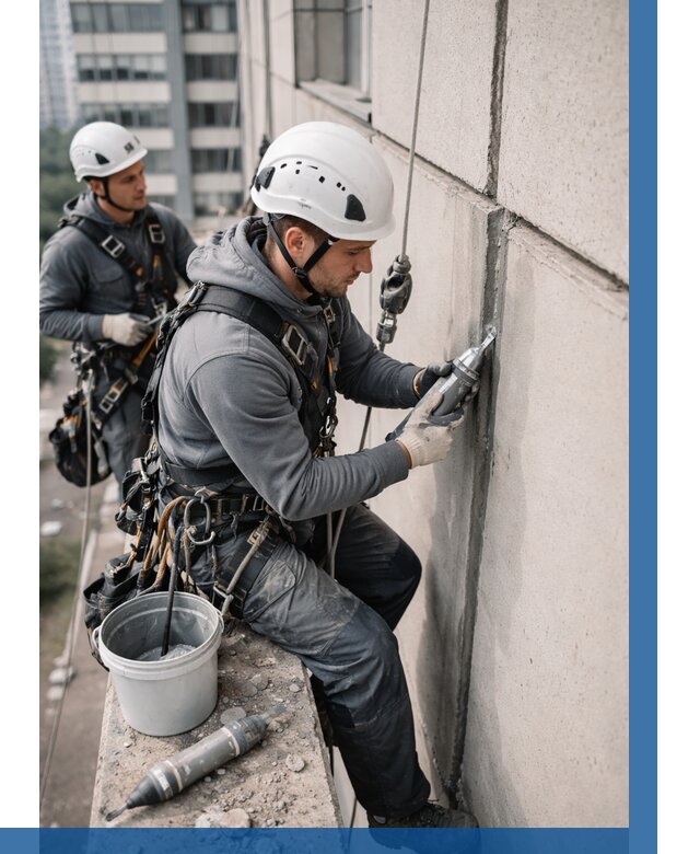 Ремонт деформационных швов здания в Орле от 1012 р. | ВЫСОТНИК-Орл