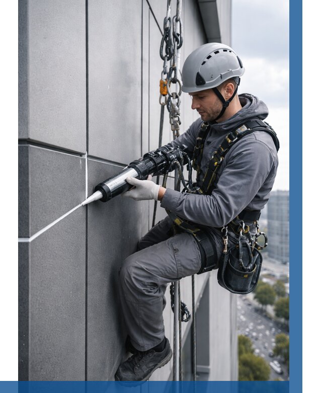 Герметизация стыков фасадных панелей в Орле от 6581 р.| ВЫСОТНИК-Орл