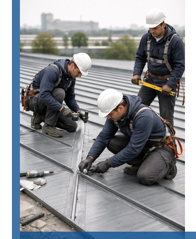 Ремонт фальцевой кровли в Орле срочно и качественно