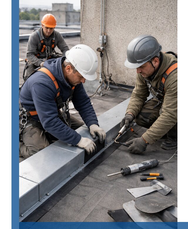 Ремонт кровельных примыканий в Орле профессионально