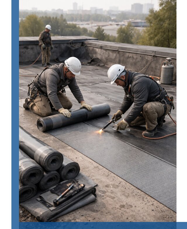 Монтаж мягкой кровли в Орле профессионально и надежно