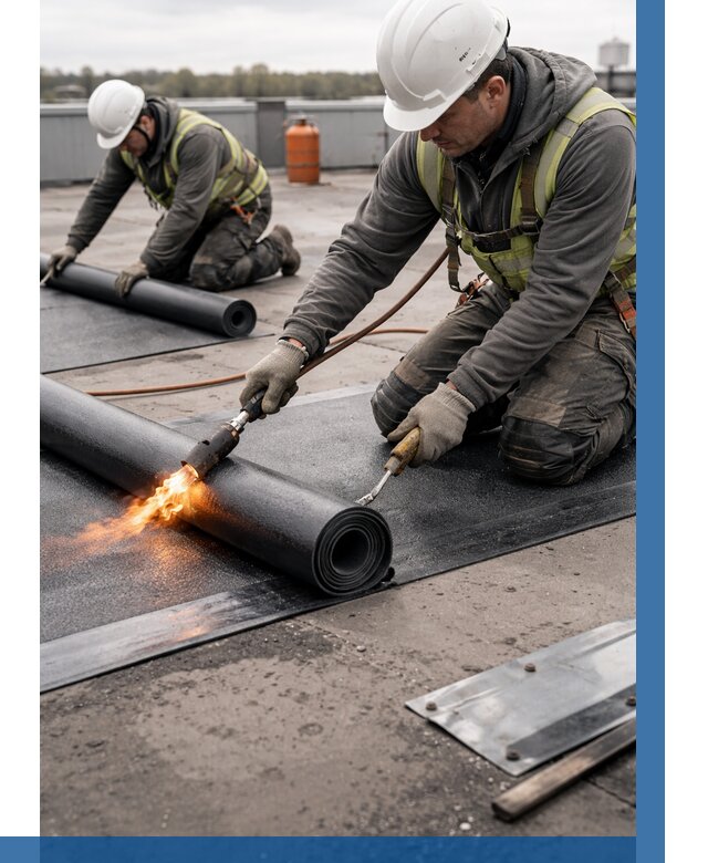 Монтаж наплавляемой кровли в Орле от 861 р. — ВЫСОТНИК-Орл