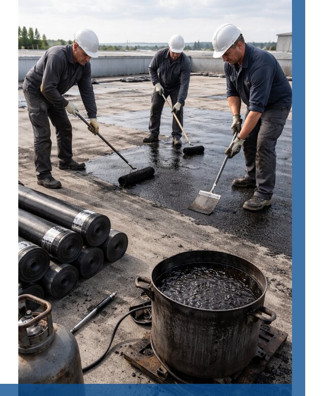 Гидроизоляция кровли мастикой в Орле от 607 р. | ВЫСОТНИК-Орл