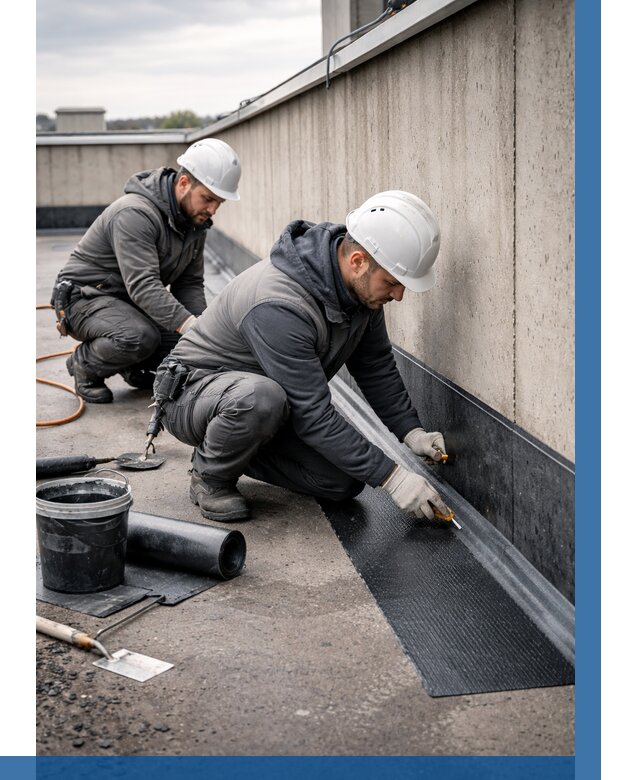 Гидроизоляция примыканий на кровле в Орле от 911 р. | ВЫСОТНИК-Орл