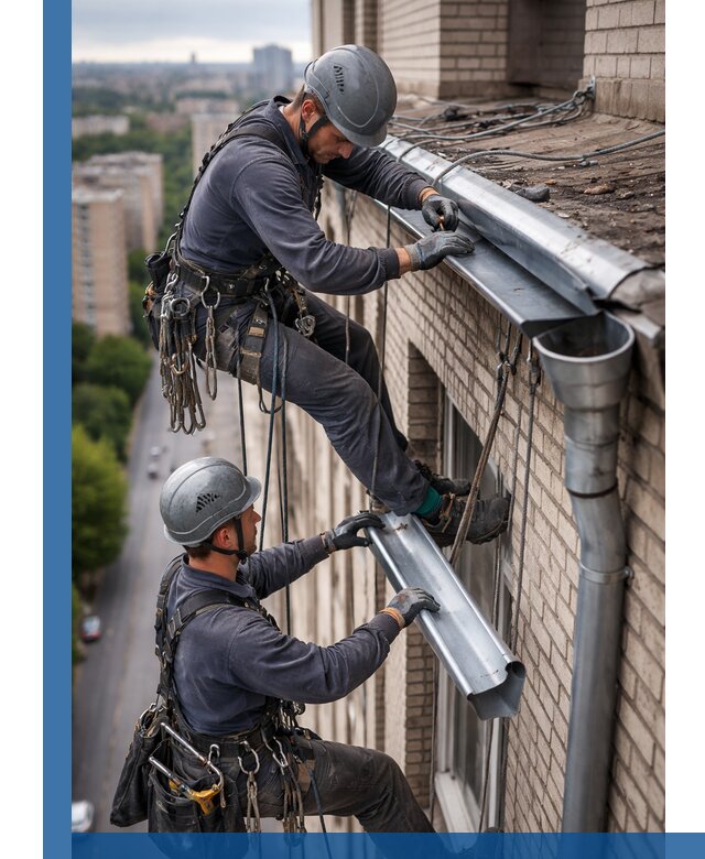 Ремонт водосточных желобов в Орле, быстро и качественно