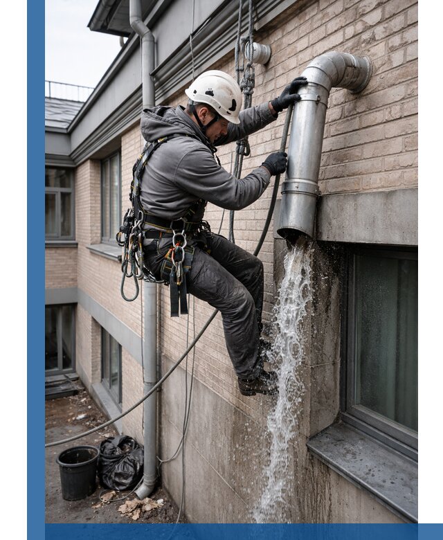 Профессиональная прочистка водосточных труб в Орле с гарантией