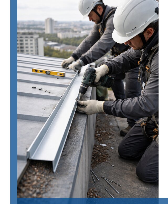 Монтаж капельника на кровле в Орле с гарантией качества