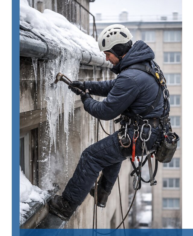 Удаление наледи и чистка водостоков в Орле оперативно и безопасно