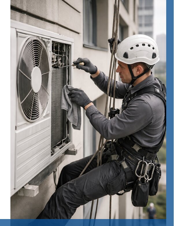 Обслуживание внешнего блока кондиционера в Орле от 2733 р.ВЫСОТНИК-Орл