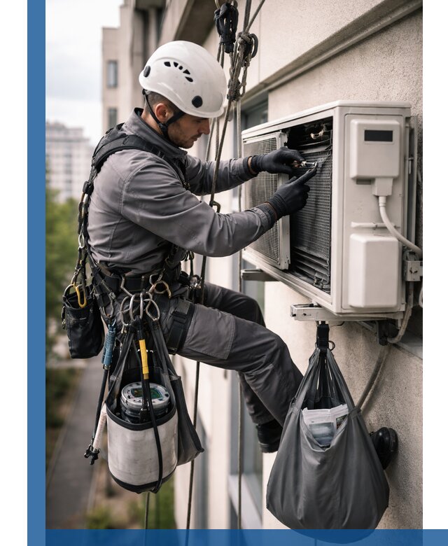 Обслуживание внешнего блока кондиционера в Орле профессионально