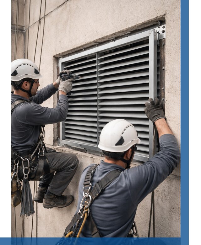 Монтаж вентиляционных решеток в Орле от 4556 р. | ВЫСОТНИК-Орл