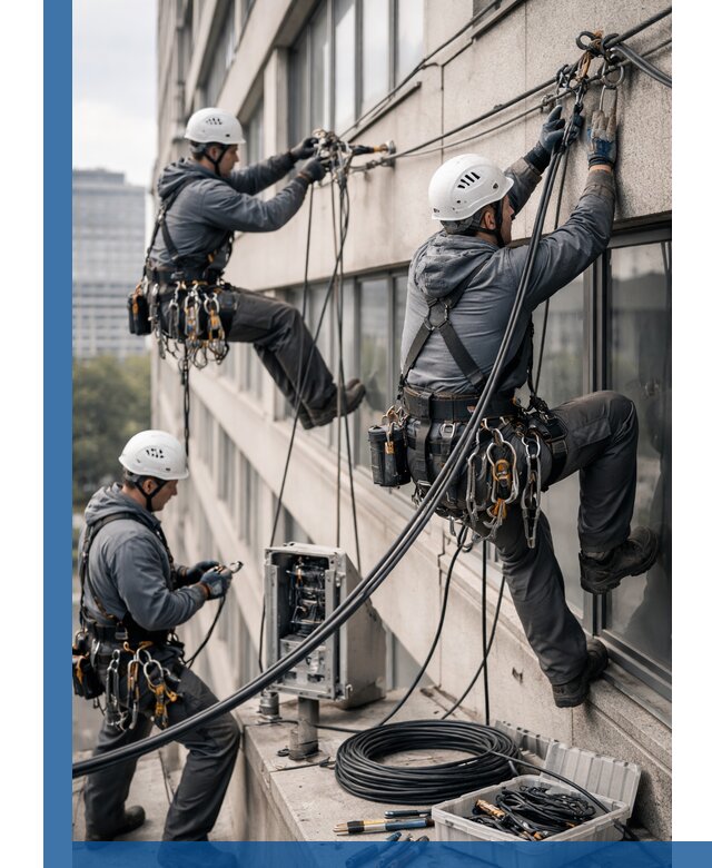 Прокладка оптоволоконного кабеля в Орле под ключ с тестированием