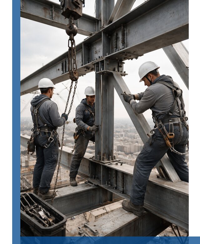 Профессиональный монтаж металлоконструкций на высоте в Орле