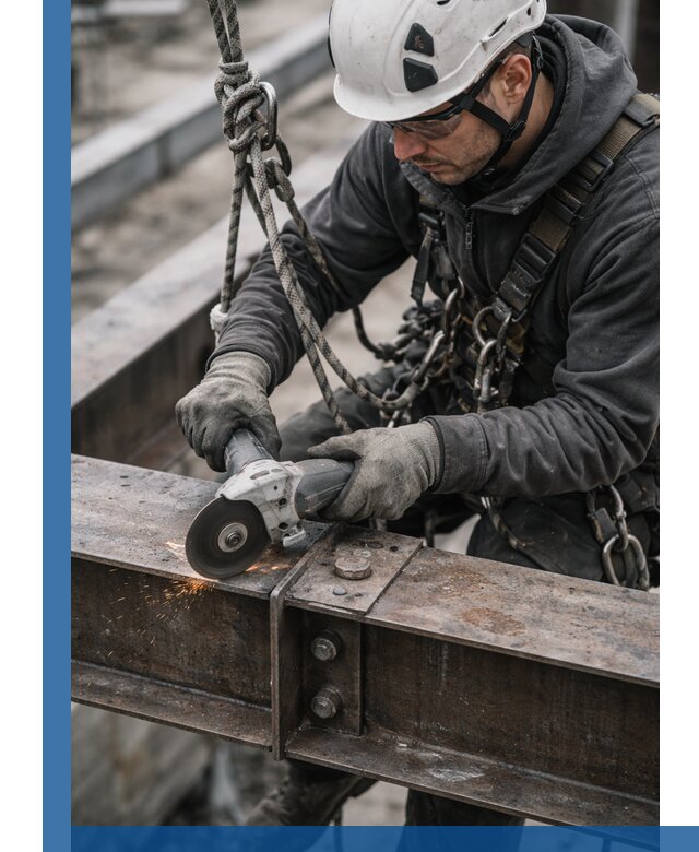 Резка металла на высоте в Орле для зданий и конструкций