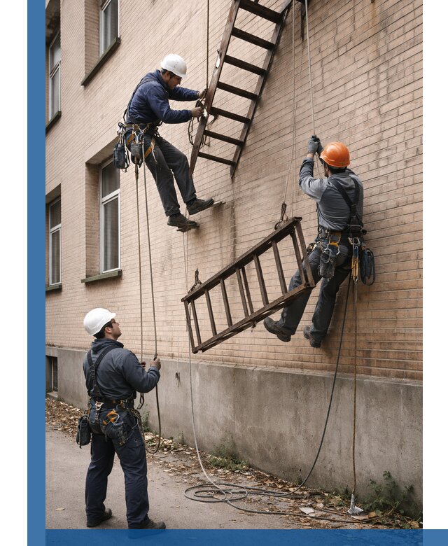 Демонтаж пожарной лестницы в Орле быстро и безопасно