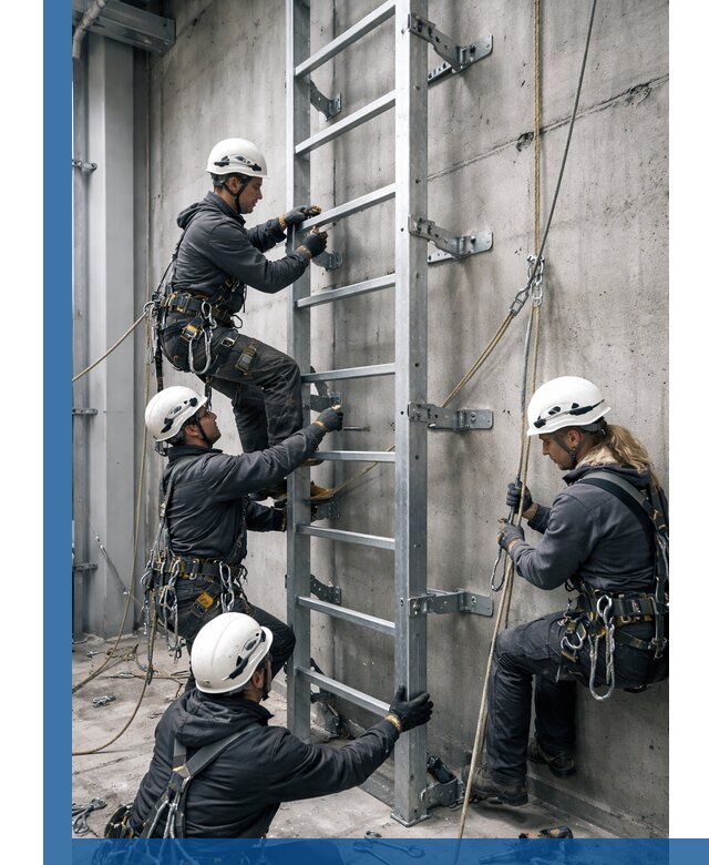 Монтаж металлических лестниц в Орле под ключ со гарантией