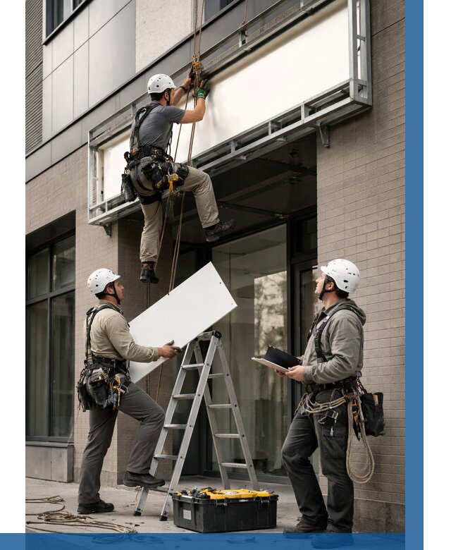 Монтаж светового короба в Орле от 6581 р. | ВЫСОТНИК-Орл