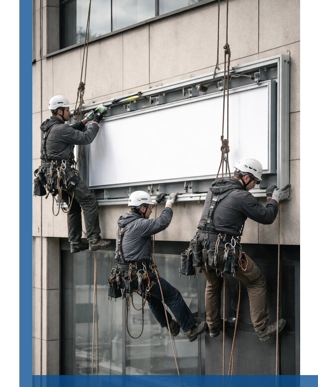 Профессиональный монтаж светового короба под ключ в Орле