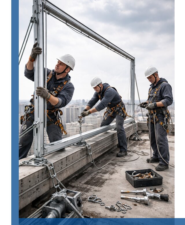 Монтаж крышных рекламных конструкций под ключ в Орле