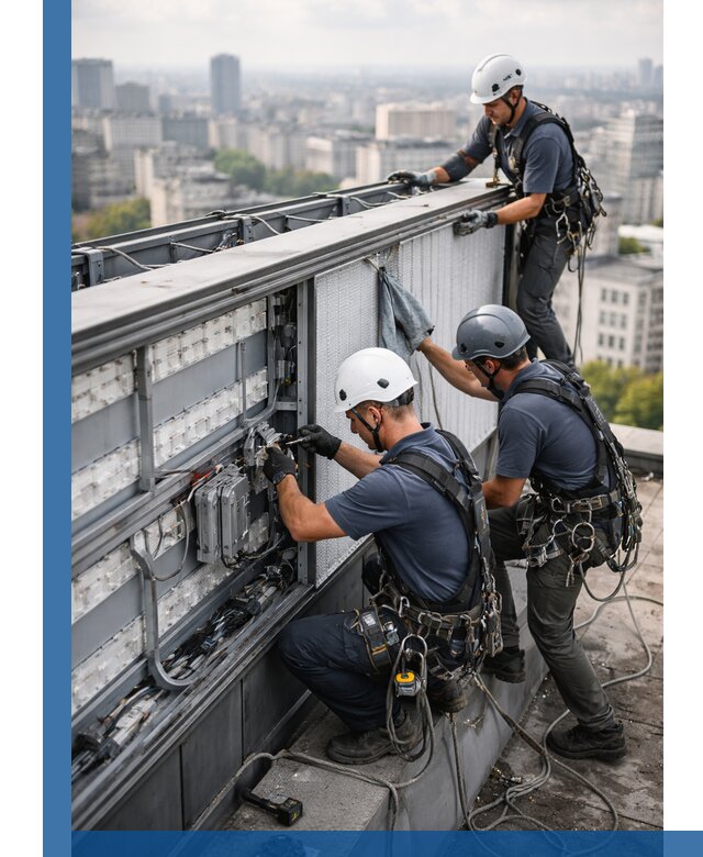 Профессиональное обслуживание крышной рекламы в Орле под ключ