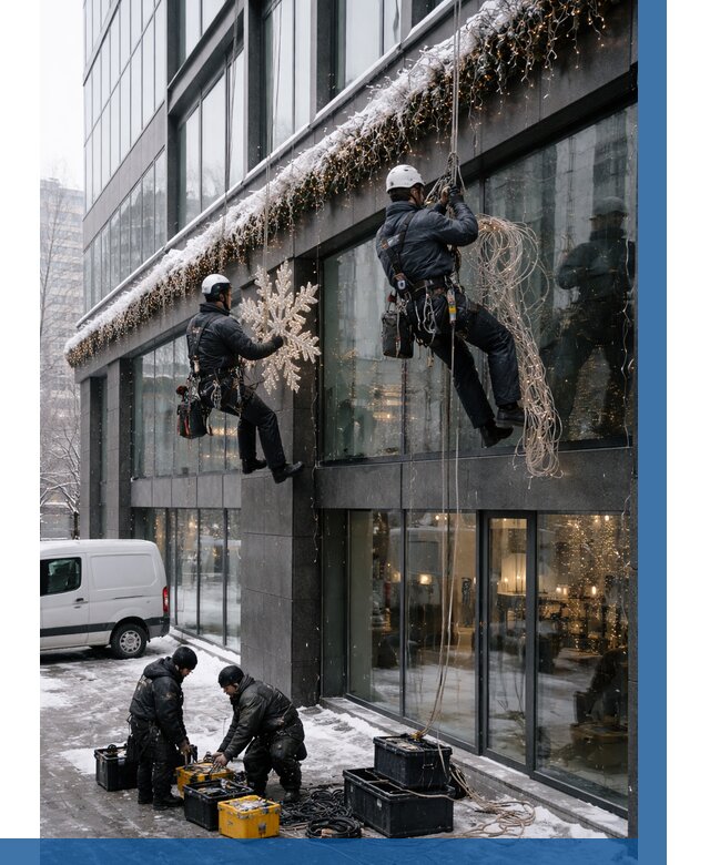 Демонтаж новогоднего оформления в Орле от 5568 р. | ВЫСОТНИК-Орл