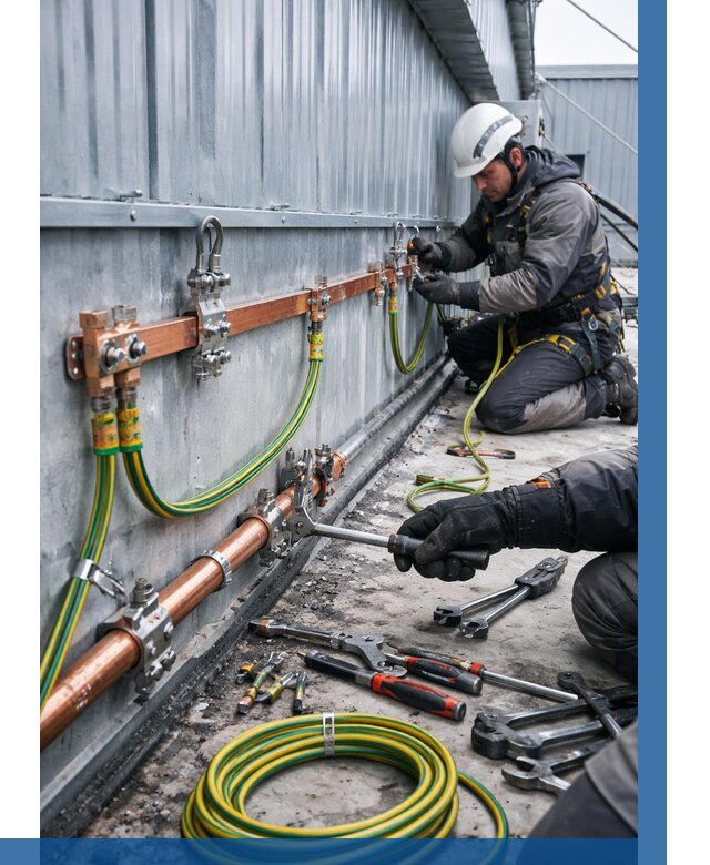 Монтаж заземления здания в Орле от 25310 р. | ВЫСОТНИК-Орл