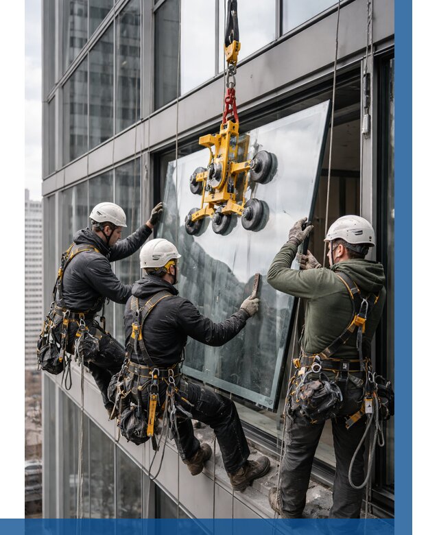 Фасадное остекление зданий под ключ в Орле от 10124 р. | ВЫСОТНИК-Орл