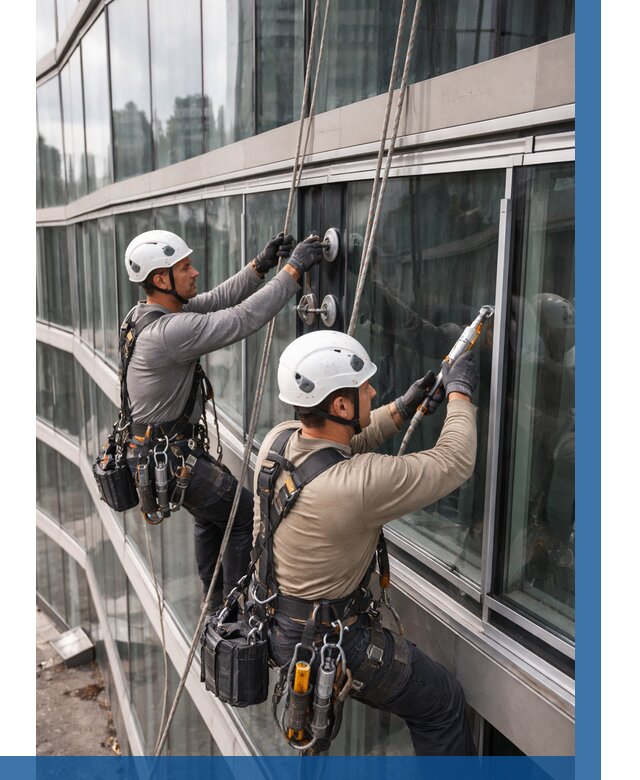 Радиусное остекление фасада в Орле от 12149 р. | ВЫСОТНИК-Орл