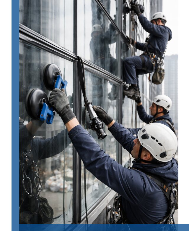 Радиусное остекление фасадов под ключ в Орле с гарантиями