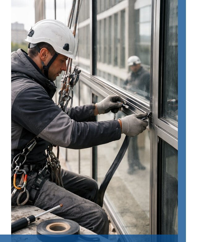 Ремонт витражных конструкций в Орле от 3543 р. | ВЫСОТНИК-Орл