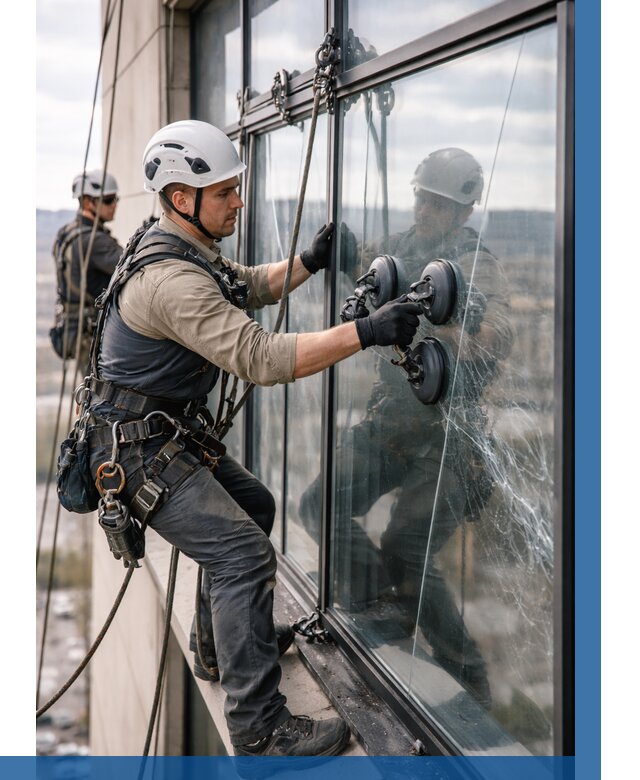 Замена стекла в витраже в Орле под ключ от 8605 р. | ВЫСОТНИК-Орл