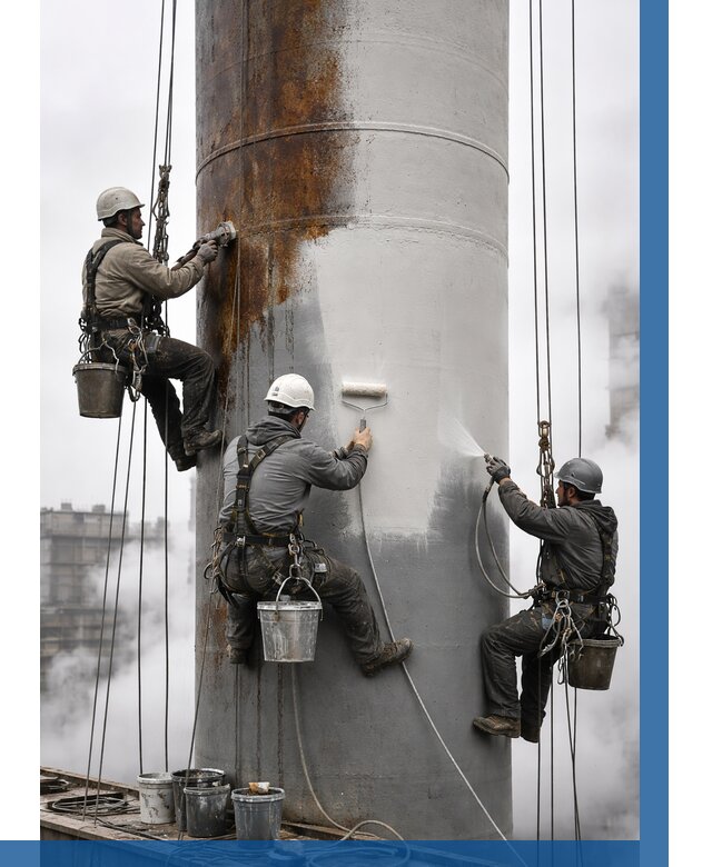 Покраска дымовых труб в Орле от 8605 р. | ВЫСОТНИК-Орл