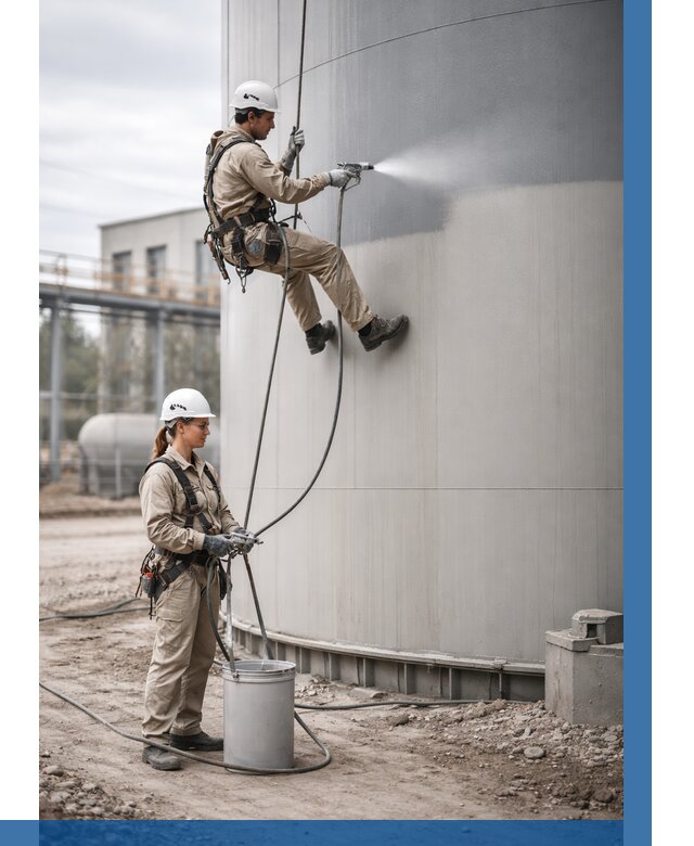 Покраска резервуаров в Орле от 1215 р. | ВЫСОТНИК-Орл — заказать