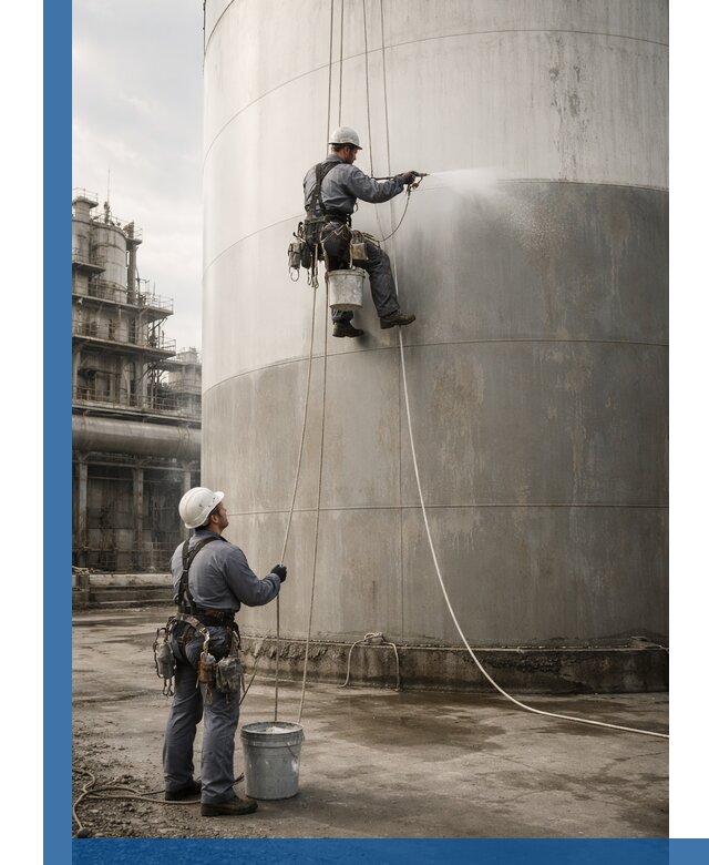 Покраска стальных резервуаров и емкостей в Орле профессионально