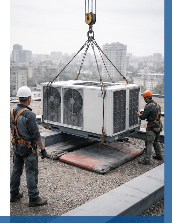 Подъем груза на крышу в Орле от 5062 р. | ВЫСОТНИК-Орл заказать