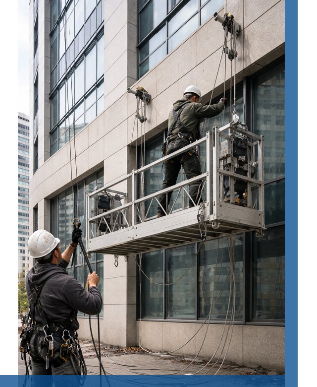 Монтаж и подъем фасадной люльки в Орле от 12149 р. | ВЫСОТНИК-Орл